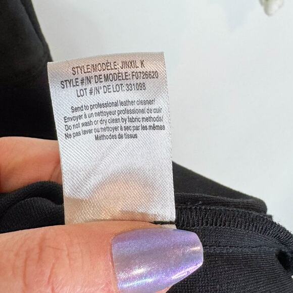 THEORY Jinxil K lamb leather suede mini dress bodycon classic 3079 - Picture 10 of 12